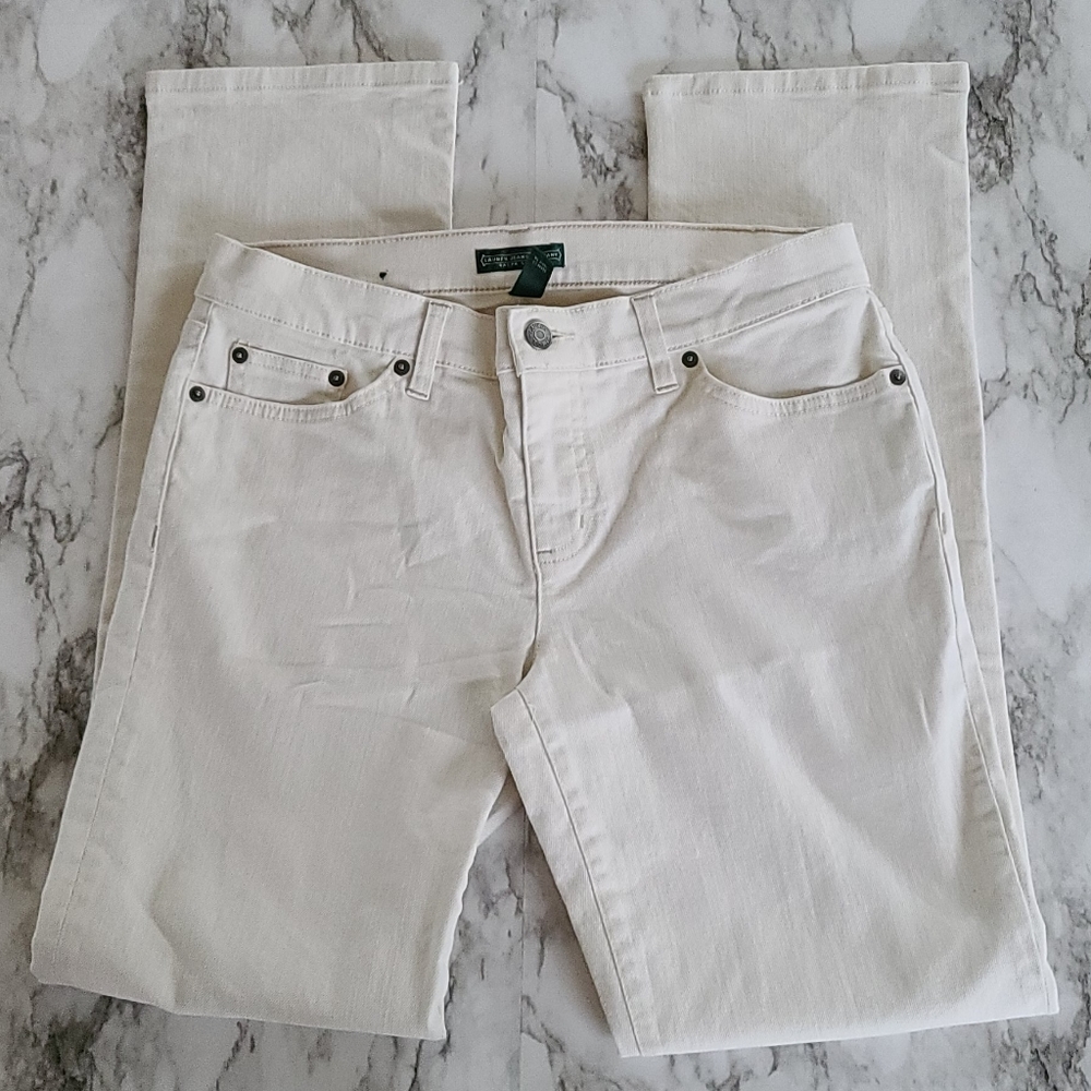 LRL modern straight leg jeans size 8 - Picture 4 of 11